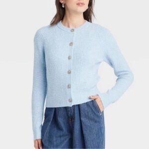 Universal Thread Sky Blue Button-Up Cardigan